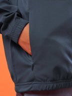 Boys Solid Slim Fit Mock Neck Sports Jacket with TECHNOLITE